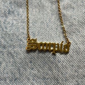 Faux gold Scorpio Necklace